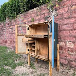 Lujosos gabinetes de exhibición de vino de madera maciza antiguos de lujo modernos muebles de Bar para el hogar hoteles de vidrio recepción estanterías competitivas - Product Image 3