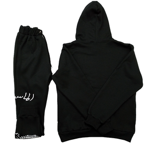 Sudadera con capucha y Jogger para hombre con logotipo personalizado, chándal unisex, ropa de calle, la mejor calidad, 100% algodón, chándal con logotipo personalizado - Product Image 2