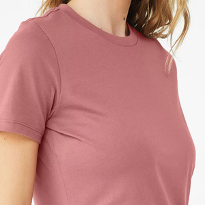 Bella Canvas T-shirt à manches courtes pour femmes T-shirt classique pour femmes Bella Canvas 6400-T-shirts décontractés en jersey à manches courtes - Product Image 1