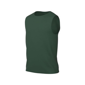 Camiseta sin mangas de verano para Hombre Ropa de gimnasio con capucha logotipo impreso sin manga casual liso sudaderas con capucha camiseta sin mangas - Product Image 6