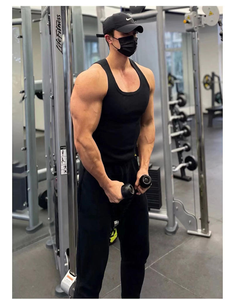 Camiseta sin mangas Lisa para hombre, venta al por mayor, ropa deportiva para gimnasio y correr, camisetas deportivas sin mangas para hombre, ropa deportiva con logotipo personalizado - Product Image 1