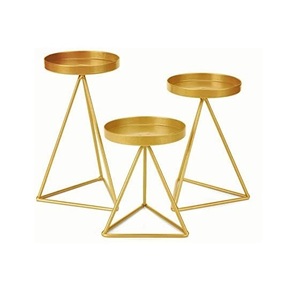 Juego de Portavelas de Metal Estilo Bohemio con Tallado Decorativo, Perfecto para Centros de Mesa, Sala de Estar, Dormitorio y Eventos - Product Image 4