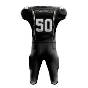 Venta al por mayor fútbol americano Reversible práctica y equipo Jersey impreso bordado Jerseys nuevo diseño uniforme de fútbol transpirable - Product Image 2