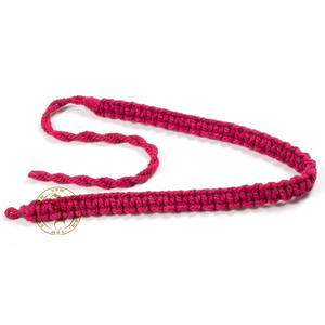 Braided Whistle Rope Lanyard for Ceremonial Uniforms and Accessories | Wholesale Regimental Uniform Maroon Lanyard Cord for Sale - Product Image 1
