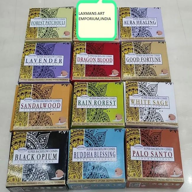 Cônes de refoulement Deepika de parfum Offre Spéciale populaires de l'Inde cônes Masala faits à la main produits en gros