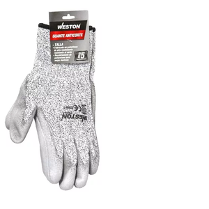 Confezione da 10 pezzi Weston ST018-2 livello 5 guanto resistente al taglio M - Product Image 1