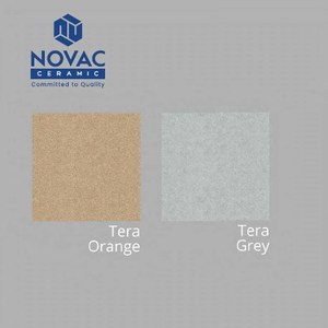 Design Terra Orange & Terra Grey en 600x600mm au fini mat rustique par Novac Ceramic LLP India Carreaux vitrifiés pour l'extérieur - Product Image 4