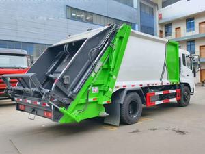 Camion compacteur de déchets DONGFENG 4x2 15cbm pour la gestion des déchets municipaux, compacteur hydraulique de déchets avec chargeur arrière, prix - Product Image 3