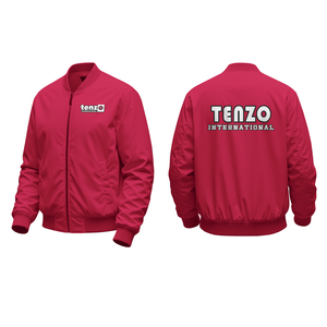Chaqueta Bomber de Alta Calidad en Poliéster/Algodón, Colores Personalizables, Logotipo Frontal, Transpirable, Resistente al Viento, Diseño de Moda, Impresión Personalizada - Product Image 3