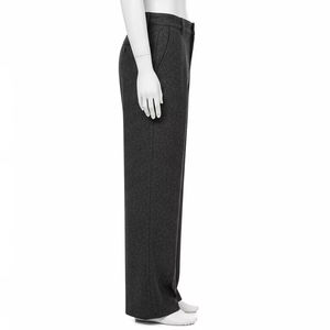 Straight Woolen Polyester Cotton <b>Pants</b> Anti Wrinkle Smooth Fabric Classic Fit <b>Formal</b> Business Casual Trousers <b>for</b> Men and <b>Women</b> - Product Image 1
