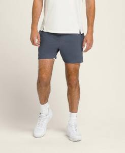 กางเกงขาสั้นเล่นเทนนิสของผู้ชายแบบลำลองเป็นมิตรต่อสิ่งแวดล้อมผ้าโพลีเอสเตอร์เอวระดับกลางระบายอากาศได้ดีกันน้ำ100% พื้น - Product Image 3