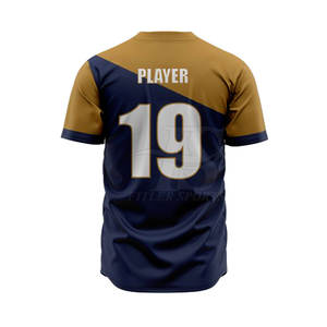 Nouveauté Vêtements de sport Tissu 100% polyester Uniforme de baseball Meilleur prix Uniforme de baseball - Product Image 4