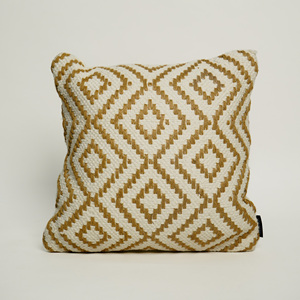 Oreiller décoratif de ferme rustique de qualité supérieure Charme confortable Technique tissée texturée d'inspiration scandinave en mélange de jute et de coton - Product Image 6