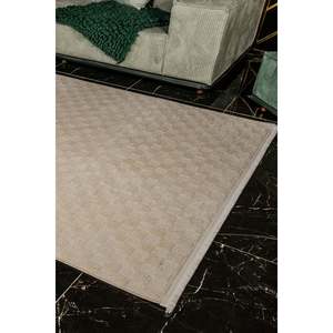 Trendo TR005 crème doux texturé Polyester fait à la machine tapis pour adolescents Rectangle peluche Pile tapis ensembles pour salon couloir - Product Image 5