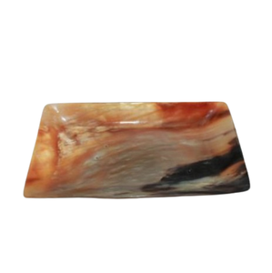 ฮอร์นถาดเสิร์ฟชาสำหรับเครื่องใช้บนโต๊ะอาหารถาดขัดธรรมชาติ - Product Image 5