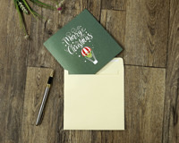 Nouveau Design Happy Christmas 3D Pop up Carte de voeux avec montgolfière-Bonhomme de neige-Renne pour les affaires et la boutique de cadeaux 2025