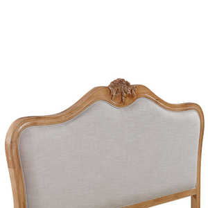 Cama Moderna con Cabecera Tapizada, Hecha de Madera de Caoba Sólida, con Altura Ajustable y Almacenamiento, para Uso en Interiores - Product Image 4