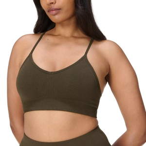 Venta al por mayor de alta calidad de alto impacto Sujetador deportivo sin costuras Fitness Gym Bra Custom Made Activewear Top Cómodo Sujetador de yoga para las mujeres - Product Image 4