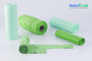 Vente en gros de sacs de doublure biodégradables pour poubelle PBAT Sacs en vrac compostables à usage domestique Prix du fabricant - Product Image 3