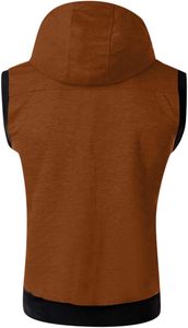 Sudadera con Capucha sin Mangas para Hombre, para Entrenamiento en Gimnasio y Uso Casual, Ropa de Calle, Ropa Deportiva y para Exteriores - Product Image 2