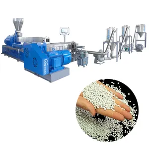 High Output 1.5 Ton/h Cable Wire Insulated Flexible PVC Jacket Granules Compounding Line