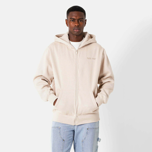 Sweat à capuche zippé pour homme en coton molletonné lourd 280 g/m², impression sérigraphique, broderie, hiver - Product Image 2