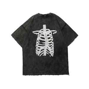 Camiseta Corta para Hombre, Estilo Urbano Vintage Personalizado, 100% Algodón de Alta Calidad, Lona Gruesa, Transpirable, de Secado Rápido y Ecológica - Product Image 4