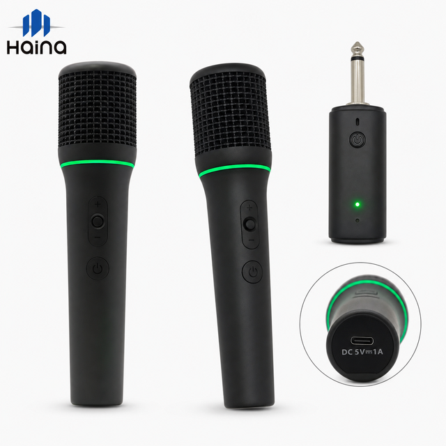 Professional Portable Mini Bluetooth Wireless Microphone with Type-C Charging for Karaoke Singing Home Entertainment