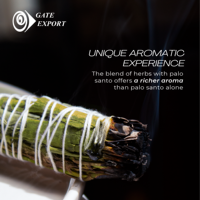 Venta caliente 4 pulgadas Natural Palo Santo Eucalyptus Smudge Sticks de Perú a precio al por mayor