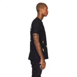 T-shirt confortable et élégant pour hommes et ensemble de pistes évasées empilées-Parfait pour les vêtements décontractés et athlétiques - Product Image 5