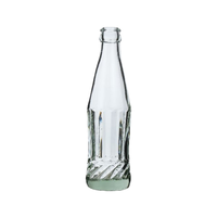 Bouteille de bière en verre transparent 330ml 33cl 12oz bouteille en verre de soda bouteille d'eau pétillante en verre transparent