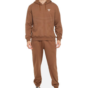 Sudadera de algodón 100% de alta calidad para hombre, pantalones para correr, chándal de invierno ajustado para adultos, característica transpirable de talla grande - Product Image 1