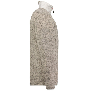 Chaqueta de lana con capucha para hombre con logotipo frontal impermeable y transpirable tela de lana polar suave al tacto chaqueta de trabajo de invierno al aire libre - Product Image 5