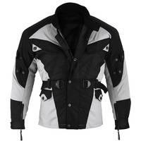 DUHAN Offre spéciale Veste d'été pour homme respirante noire grise en maille réfléchissante pour moto