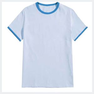 3. Camiseta suave de algodón 100 por ciento para hombres Diseño estampado de cuello redondo de manga corta totalmente personalizable para moda y promoción - Product Image 1