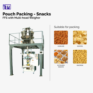Machine d'emballage automatique de noix de cajou avec peseuse multi-têtes, équipement d'emballage VFFS pour fruits secs et noix - Product Image 5