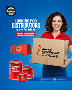Bonbonne de gaz de camping ASMACO - Approvisionnement en vrac disponible pour les distributeurs - Gaz de camping portable pour la cuisine - Product Image 2
