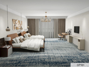 Chian nhà máy Thảm máy làm thân thiện với môi thương mại len và nylon axminster Thảm Vòng đống tường để tường Thảm - Product Image 6