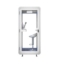 Cabina de Sonido Prefabricada Moderna de Acero Giratoria Insonorizada de Alta Calidad y Más Vendida para Dormitorio Principal, Hospital, Escuela