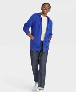 Sudaderas con capucha y cremallera para hombre de estilo único con logotipo personalizado bordado 100% algodón polar ecológico para correr chándal - Product Image 3