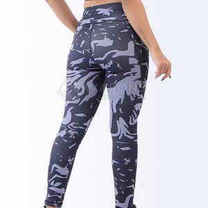 Factory Made Best Selling Women <b>Leggings</b> High Waist Breathable Spandex/<b>Nylon</b> Customized Fitness Wear - Product Image 6