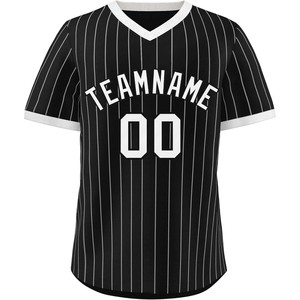 Jersey de Béisbol al Por Mayor, de Secado Rápido, Poliéster, Cuello en V, Ropa Deportiva, Impresión Digital con Detalles del Jugador, Servicio de Producción de Fábrica - Product Image 3