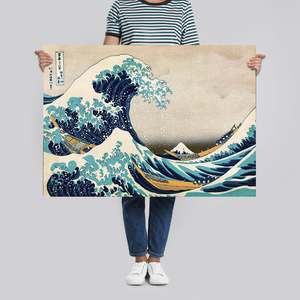 Katsushika Hokusai's Great Wave off Kanagawa <b>Poster</b> for Wall Decor - Product Image 4