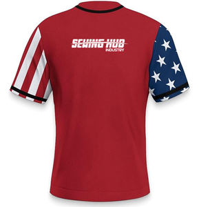 Jersey de béisbol personalizado completamente personalizado de peso ligero de alta calidad camisas casuales 100% poliéster transpirable verano - Product Image 2