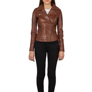 Super Quality Women leather Jacket Breathable Anti-Wrinkle Waterproof Eco-Friendly Premium Quality Lightweight women jacket - Product Image 6