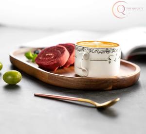 Plateau de service en bois jetable de haute qualité, durable et non toxique, pour la cuisine, la salle à manger, les services à thé, les tasses à café et la présentation décorative - Product Image 3