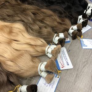 Venta Caliente de Cabello Virgen Natural Ondulado para Trenzas, Cabello Humano Rubio Ruso Virgen en Paquetes, Extensiones de Cabello Humano Remy de Vietnam - Product Image 3