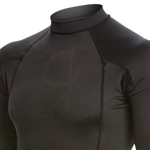 Alta calidad MMA Rash Guard Spandex/Nylon Mezcla de tela Hombres Manga larga Rash Guard Personalizar su propio logotipo de marca - Product Image 5