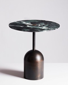 Mesa auxiliar de cama inteligente hecha a mano, diseño elegante de Metal, tapa de mármol, acabado dorado brillante, material de decoración de gama al por mayor - Product Image 5