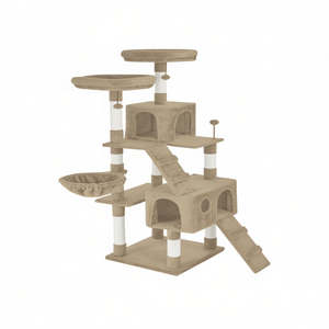 Multi-Level Sisal <b>Cat</b> Tower Indoor <b>Cats</b>' Furniture Wholesale Manufacturer's <b>Cat</b> Tree <b>Scratching</b> <b>Post</b> - Product Image 3